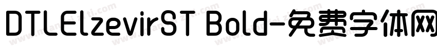 DTLElzevirST Bold字体转换